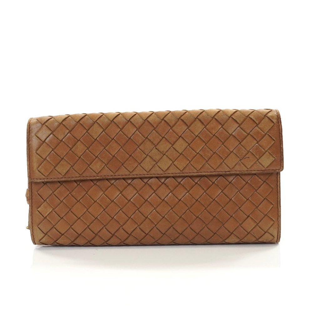 Auth Bottega Veneta Wallet Zippy #7475B81